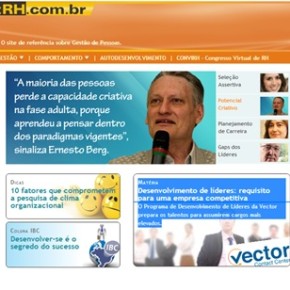 Vector Contact Center no Portal RH