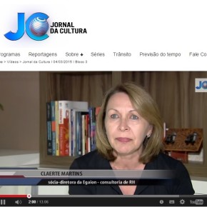 EGaion participa do Jornal da Cultura de hoje