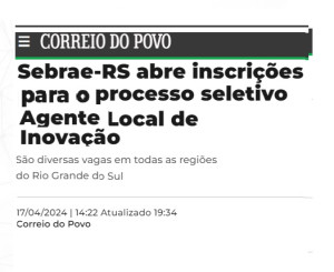 Correio do Povo 17 04 2024