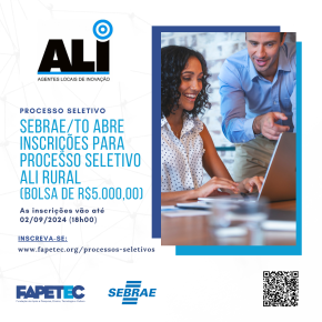 News: AMANHÃ! Terminam as inscrições para o Processo Seletivo do Sebrae/TO